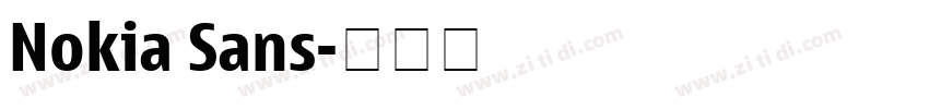 Nokia Sans字体转换